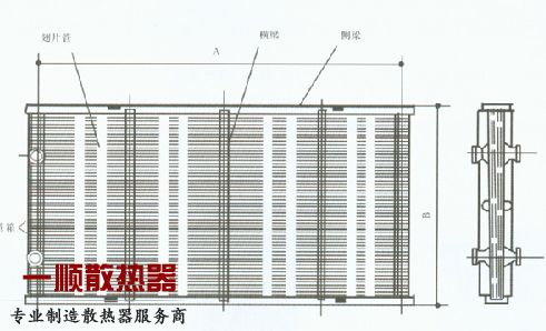 翅片管客气冷却器